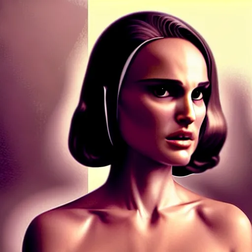 Image similar to natalie portman as a catgirl, ultra realistic, cinematic, beautiful, sense of awe