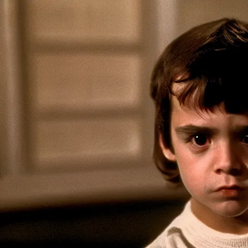 Prompt: still of xavi hernandez in the shining ( 1 9 8 0 )