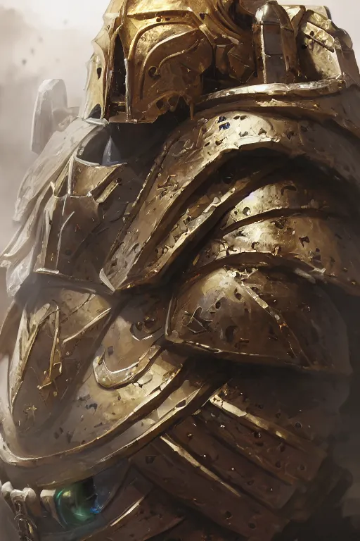 Image similar to armor portrait heros warhammer 4 0 k horus heresy fanart - the primarchs emperor by johannes helgeson animated with vfx concept artist & illustrator global illumination ray tracing hdr fanart arstation zbrush central hardmesh 8 k octane renderer comics stylized