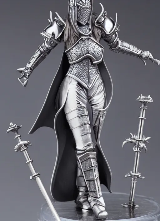 Image similar to 80mm, resin detailed model figure of Alchemy Imperial Princess knight gothic silver