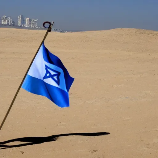Prompt: israel flag