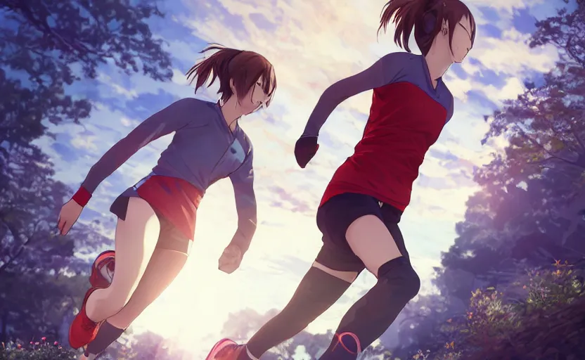 anime running