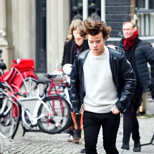 Prompt: harry styles in denmark