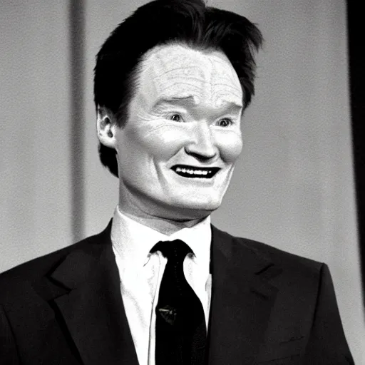 Image similar to conan o'brien, by tex avery