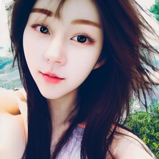 Image similar to selfie of pretty Korean girl