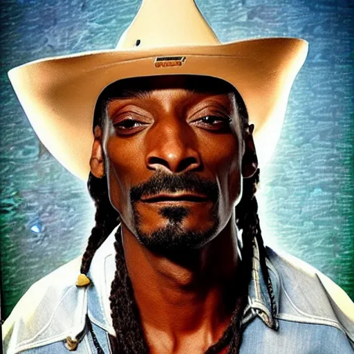 Image similar to cowboy snoop dogg