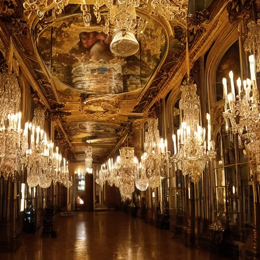 Prompt: hall of mirrors