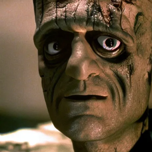 Prompt: bill murray as frankenstein's monster, high definition, color film, photorealistic,