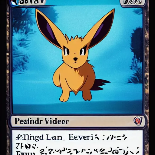 Prompt: eevee