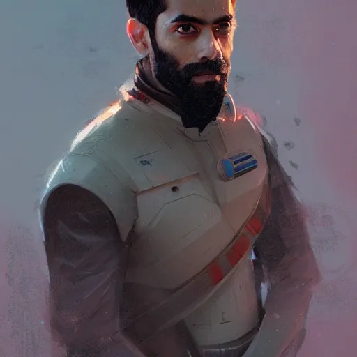 Image similar to A portrait of Rahul Kohli, star wars art, art by greg rutkowski, matte painting, trending on artstation