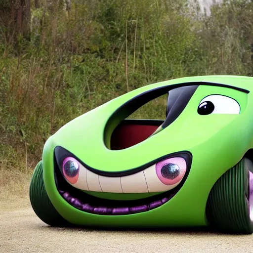 Image similar to inside out organically grown car