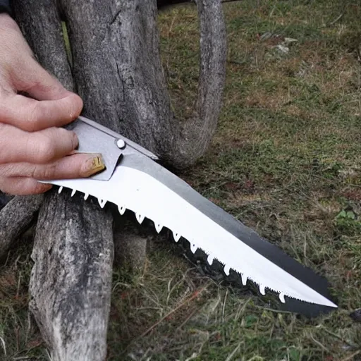 Prompt: folding saw