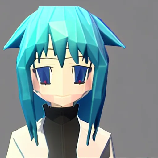 Image similar to low poly rimuru