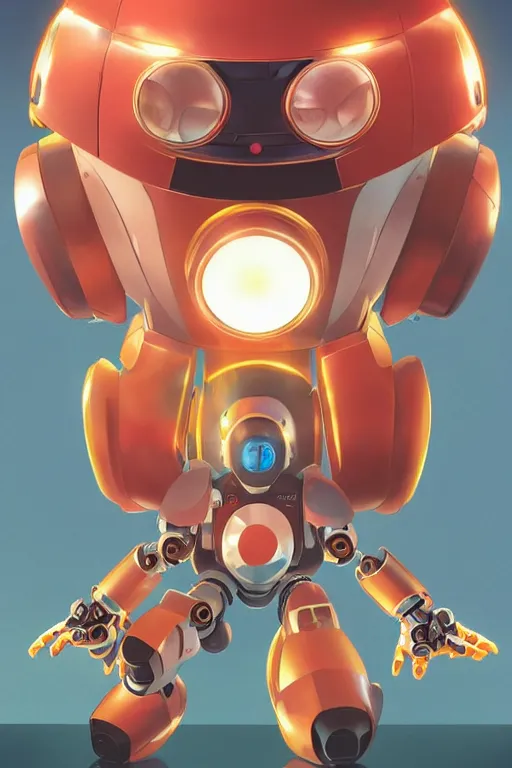 Image similar to metabots medabots medarotto medarot robot minimalist comics helmet mask neon cybereye, behance hd by jesper ejsing, by rhads, makoto shinkai and lois van baarle, ilya kuvshinov, rossdraws global illumination ray tracing hdr radiating a glowing aura