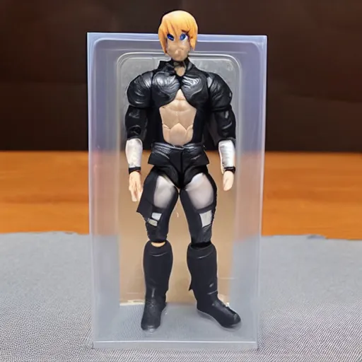 Image similar to bootleg action figure with transparent plastic package