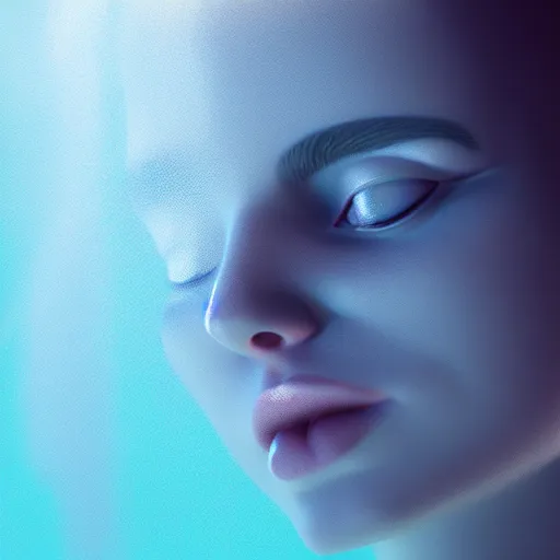 Image similar to a portrait of a girl underwater, volumetric lighting, octane render, detailed, surreal,