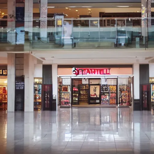 Image similar to Beatiful photograph of a store from an empty mall