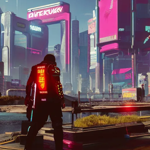 Image similar to Cyberpunk 2077 if it had two more years of development time