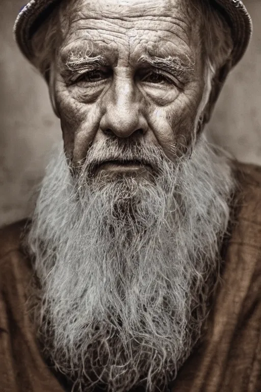 Prompt: a portrait of an old man with a solemn look and deep expression in his eyes, mosaic tiles, highly detailed, strong lighting, cinematic, HD, 4K
