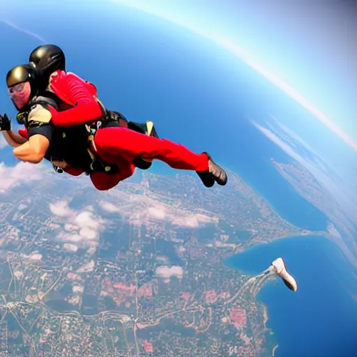 Image similar to flash macquenn skydiving