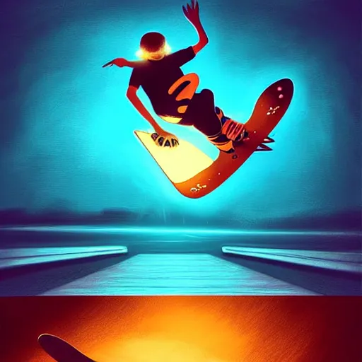 Image similar to skate in ocean. pop punk art, no duplicate image, glowing lights, ultra details, digital painting, artstation, concept art, smooth, sharp focus, illustration, intecrate details, art by richard hamilton and mimmo rottela, pixels art by kirokaze and paul robertson - h 7 6 8