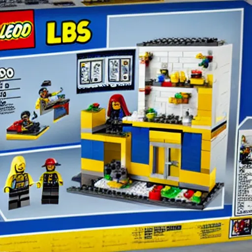 Image similar to promotional photo of meth lab lego set