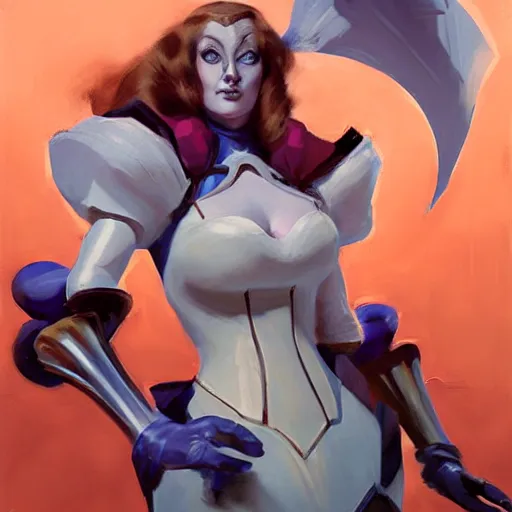 Image similar to greg manchess portrait painting of partially armored alice from alice in wonderland as overwatch character, medium shot, asymmetrical, profile picture, organic painting, sunny day, matte painting, bold shapes, hard edges, street art, trending on artstation, by huang guangjian, gil elvgren, ruan jia, randy vargas, greg rutkowski