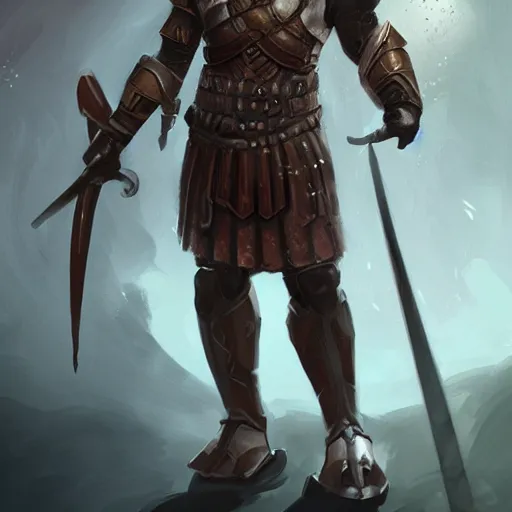 Image similar to portrait of an ancient roman space warrior, D&D, fantasy, elegant, hopeful, muscular, highly detailed, digital painting, artstation, concept art, smooth, sharp focus, illustration