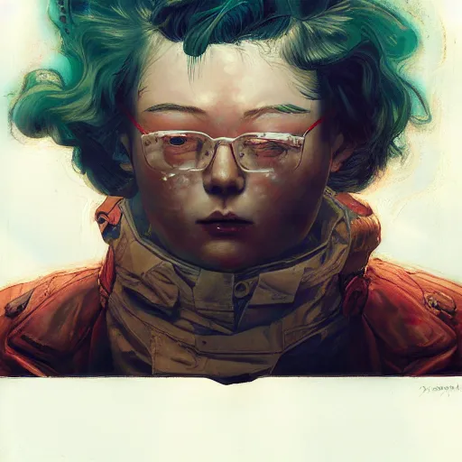 Image similar to prompt : soviet doomer portrait soft light painted by james jean and katsuhiro otomo and erik jones, inspired by akira anime, smooth face feature, intricate oil painting, high detail illustration, sharp high detail, manga and anime 1 9 9 9