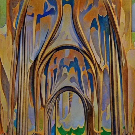 Prompt: artwork by antoni gaudi