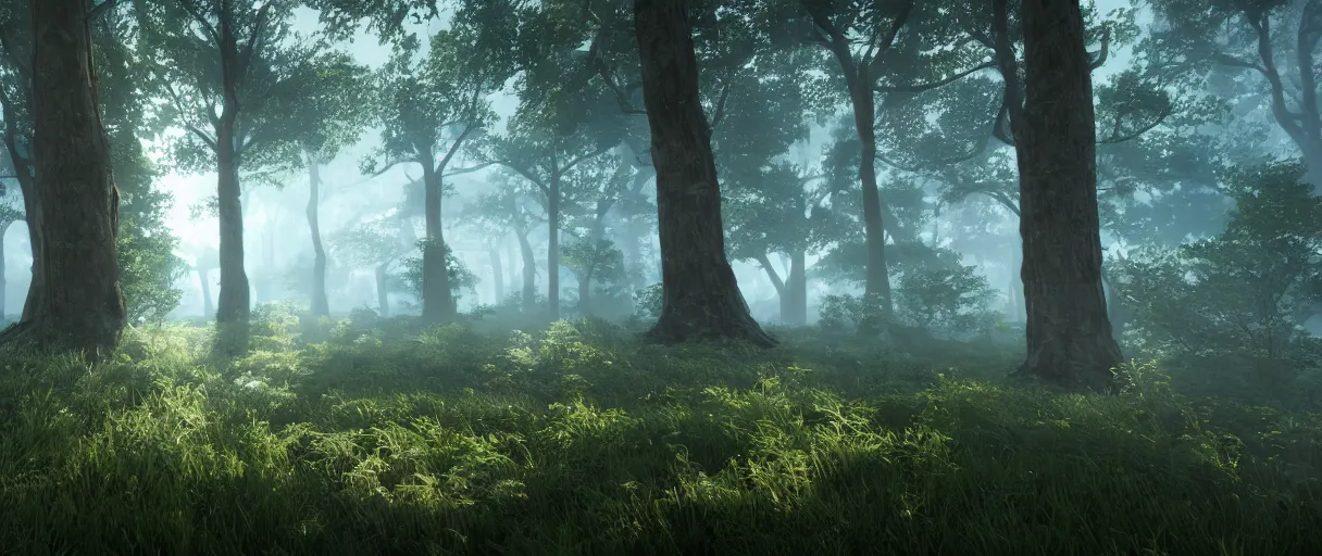 Prompt: a wide shot of a forest growing on top of cumulus clouds, beautiful, stunning, serene, volumetric light, volumetric clouds, photography, color, intricate, extremely detailed, photorealistic, unreal engine 5