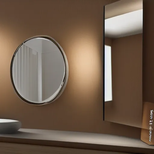 Prompt: my reflextion in the mirror, highly detailed photorealistic 3d render hyper realism 8k octane