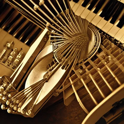 Prompt: The most extraordinary music instrument ever invented.