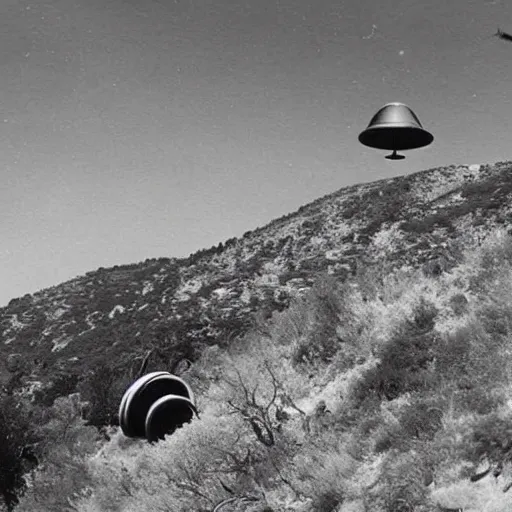 Prompt: photo of the calvine ufo incident from another angle