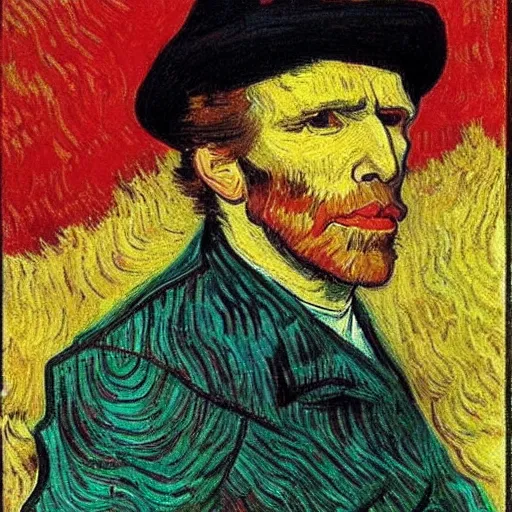 Image similar to Don Mclean by Vincent Van Gogh