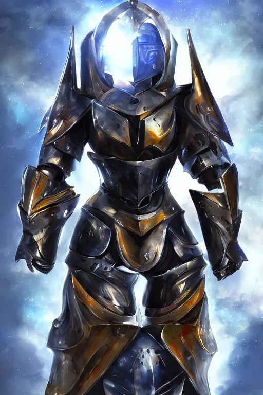 Image similar to helmet armor guardian destiny in witch queen illumination ray tracing hdr fanart arstation by sung choi robot ninja mask and eric pfeiffer and gabriel garza and casper konefal