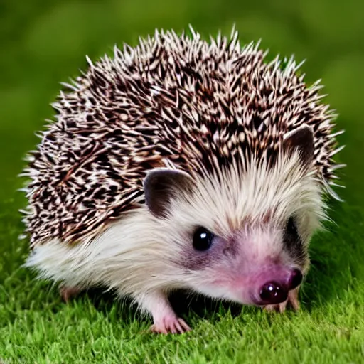 Image similar to twitch emote of a cute hedgehog