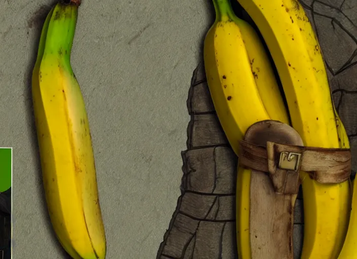 Image similar to Banana. Highly detailed. 8k. Fantasy horror.