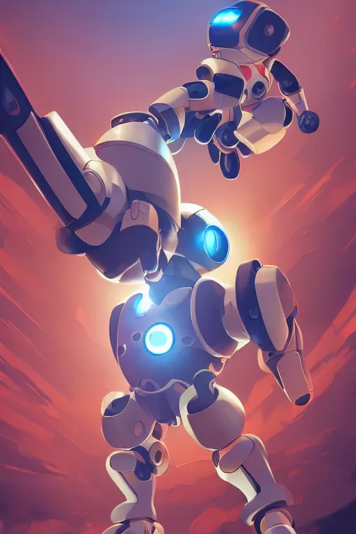 Image similar to metabots medabots medarotto medarot robot minimalist comics, behance hd by jesper ejsing, by rhads, makoto shinkai and lois van baarle, ilya kuvshinov, rossdraws global illumination ray tracing hdr radiating a glowing aura