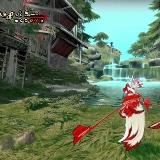 Prompt: « next level graphics ingame okami 2 on playstation 5, nextgen remake, ultra realistic »