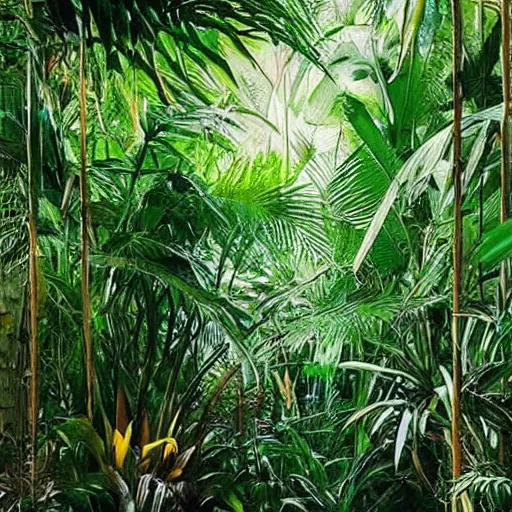 Prompt: a pintrest photo of a jungle