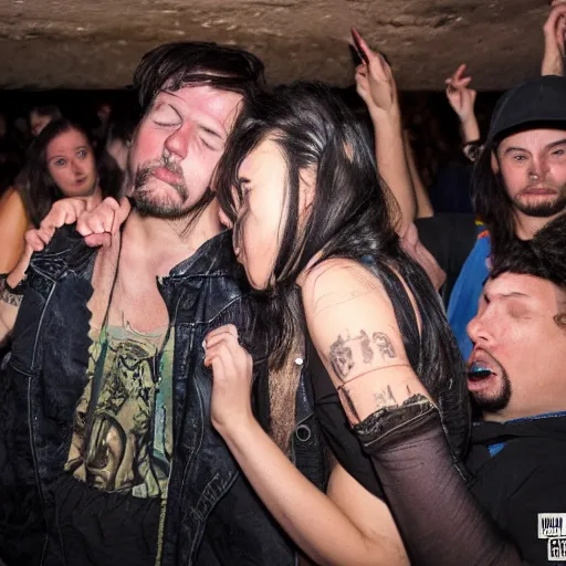 Image similar to photos of a wild underground party taken by merlin bronques, lastnightsparty