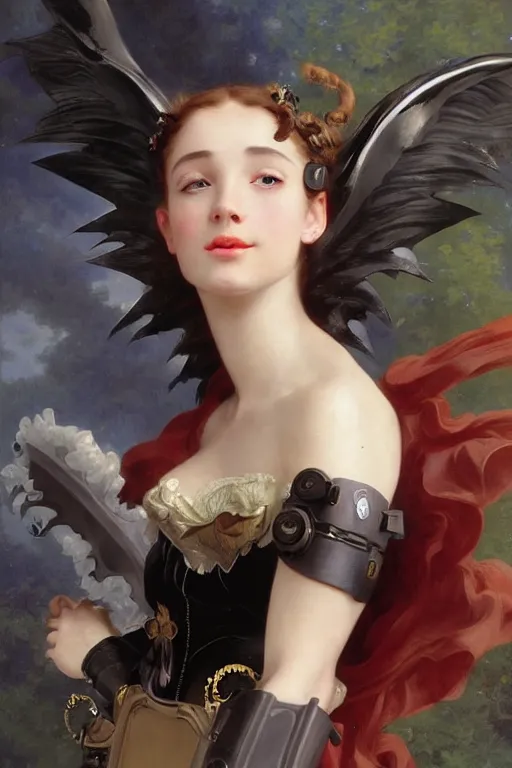 Prompt: full portrait of a beautiful Batman, Mystical Valkyrie, Regal, Realistic, Refined, Detailed Digital Art, Oil Painting, François Boucher, William-Adolphe Bouguereau, Art Frahm, Steampunk, Walt Disney (1937), WLOP, Rossdraws, frank frazetta, dynamic lighting, daily deviation, very very very very very beautiful, character illustration by Greg Rutkowski, Thomas Kinkade, trending on artstation, Highly Detailed, Cinematic Lighting, Unreal Engine, 8k, HD