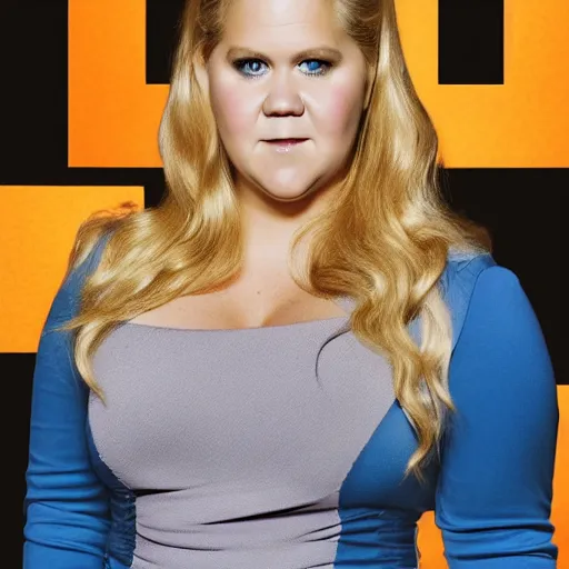 Image similar to Amy Schumer as a man