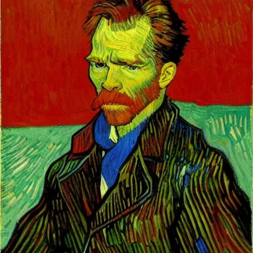 Image similar to edwin rutte in the style of vincent van gogh