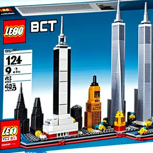 Image similar to world trade center lego set