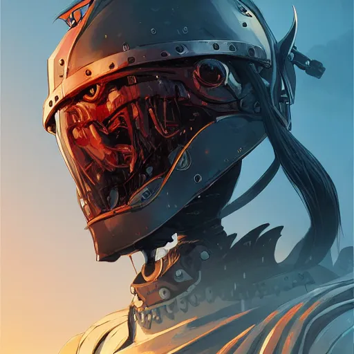 Image similar to cyberpunk viking helmet mask warrior goddess robot ninja fantasy, art gta 5 cover, official fanart behance hd artstation by jesper ejsing, by rhads, makoto shinkai and lois van baarle, ilya kuvshinov, ossdraws