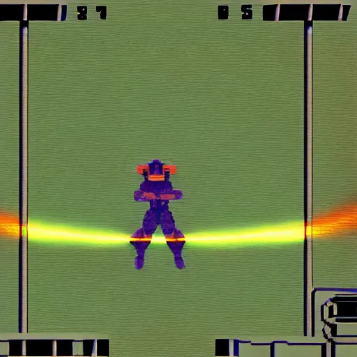 Prompt: Halo on the SNES screenshots