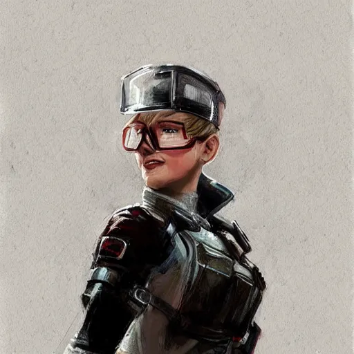 Image similar to gordon freeman as an attractive young smiling woman dressed as a metrocop, hd shot, digital portrait, beautiful, artstation, comic style, by artgerm, guy denning, jakub rozalski and charlie bowater