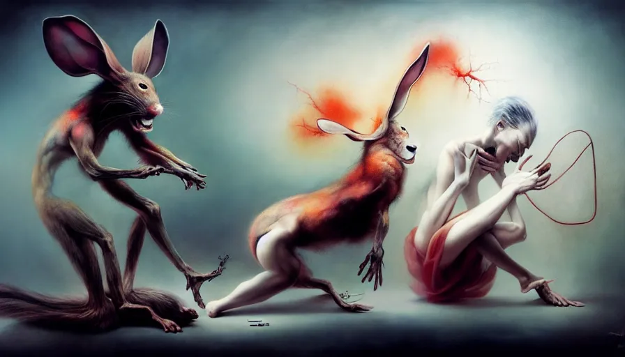 Image similar to the two complementary forces that make up all aspects and phenomena of life, by ryohei hase
